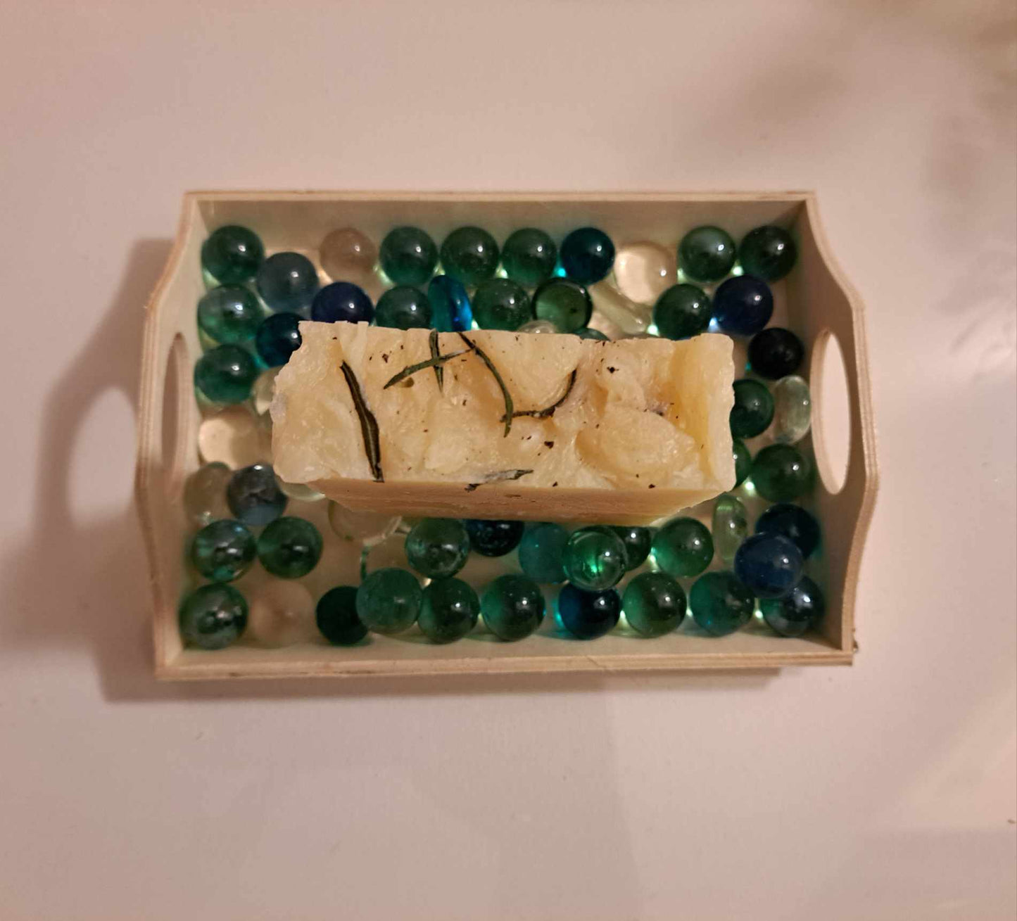 Hot Process Luxury Soap - Rosemary, Sandalwood & Cracked Pepper