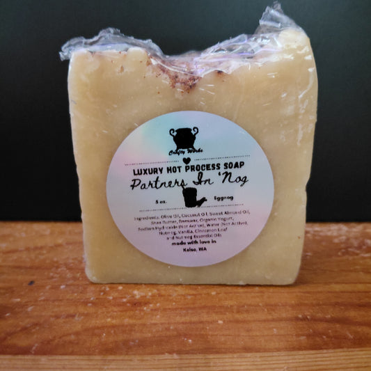 Luxury Hot Process Soap - Partners in 'Nog