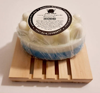 Luxury Moroccan Argan Oil Shampoo Bar - Grounding Blend