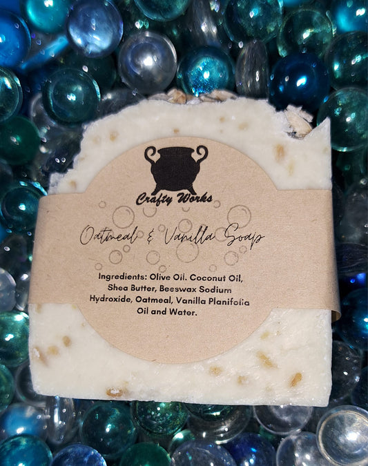 Cold Process Luxury Soap - Vanilla Oatmeal