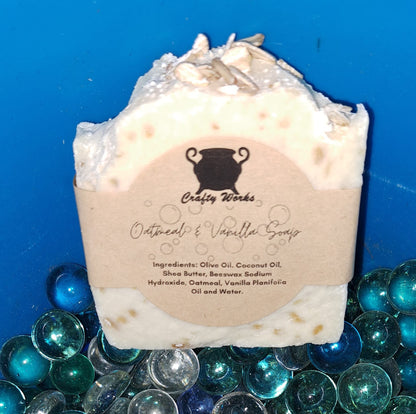 Cold Process Luxury Soap - Vanilla Oatmeal