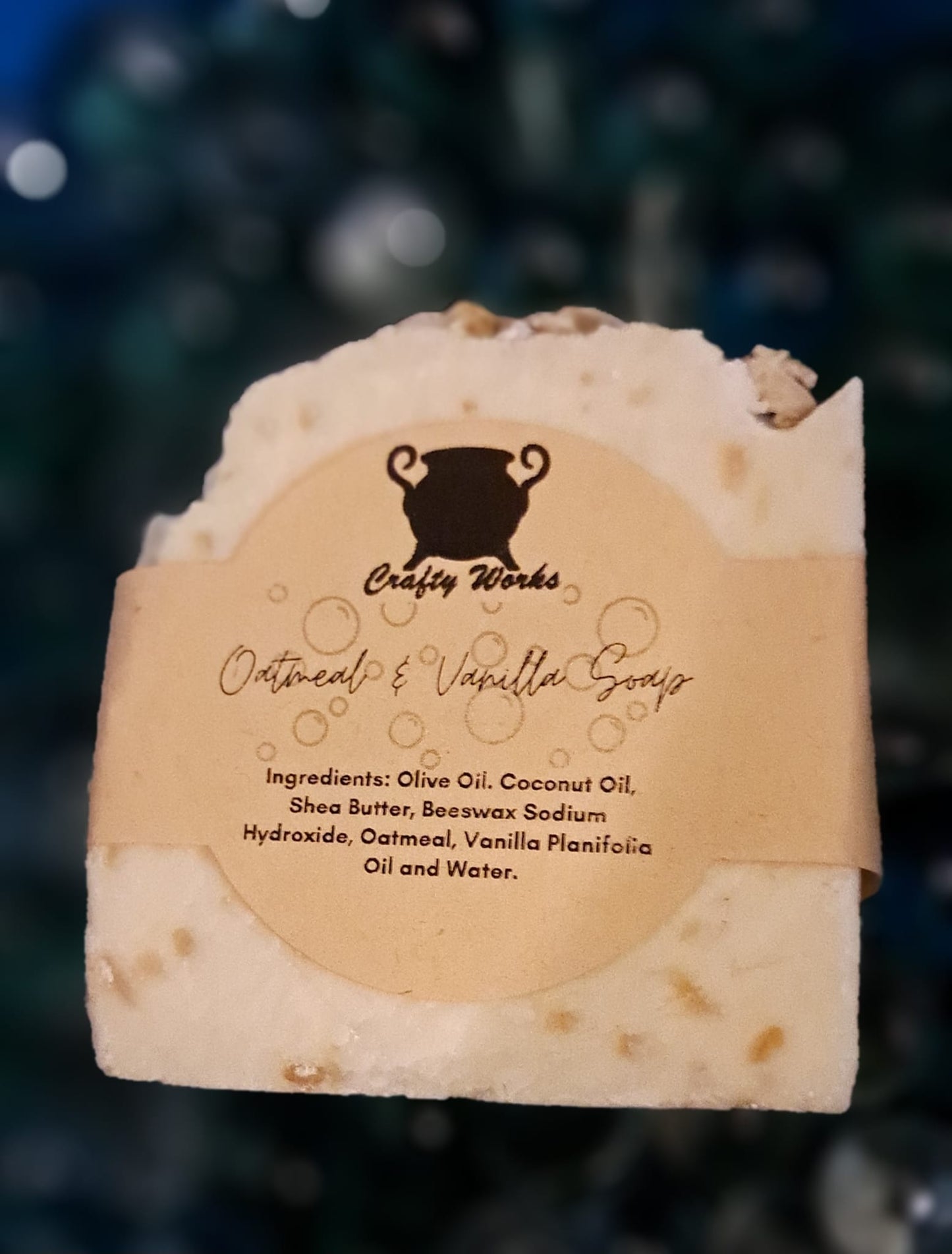 Cold Process Luxury Soap - Vanilla Oatmeal