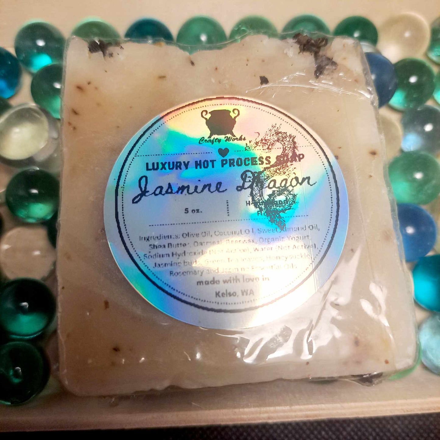 Hot Process Luxury Soap - Jasmine Dragon