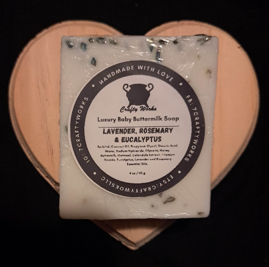 Luxury Baby Buttermilk Handmade Soap - Our Version of "Breathe" Blend