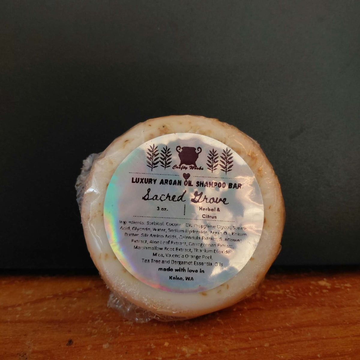✨ Sacred Grove: Moroccan Argan Oil Shampoo Bar