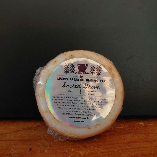 ✨ Sacred Grove: Moroccan Argan Oil Shampoo Bar
